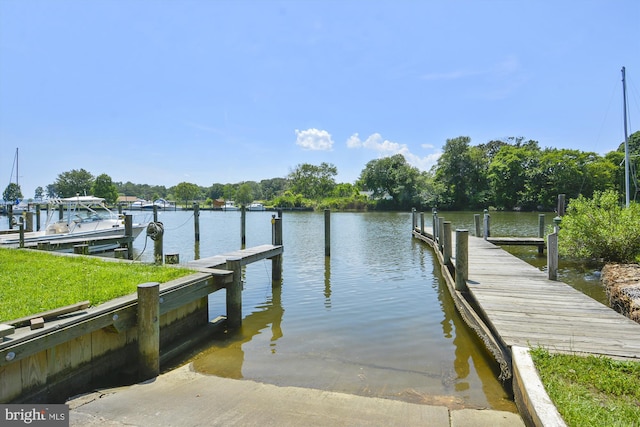1482 Friendly Rd, Pasadena, MD 21122 - dock area featuring a water view