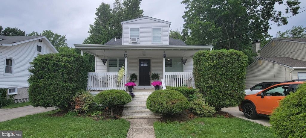 8 Maple Ave, Cherry Hill, NJ 08002 - bungalow-style house featuring covered porch and cooling unit