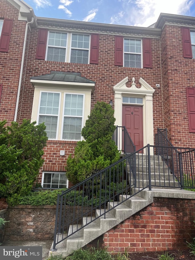 4704 Arsenal Rd Unit 42, Ellicott City, MD 21042 - view of front of property featuring brick siding