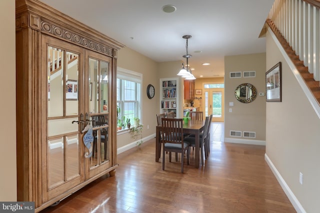 162 High Pointe Dr, Hummelstown, PA 17036 - dining room with wood finished floors, recessed lighting, and french doors