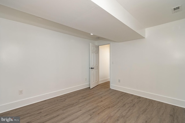 915 N Montford Ave, Baltimore, MD 21205 - below grade area with wood finished floors and recessed lighting