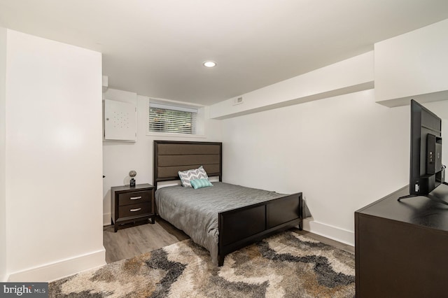 915 N Montford Ave, Baltimore, MD 21205 - bedroom featuring wood finished floors and recessed lighting