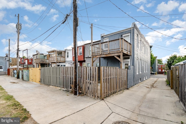915 N Montford Ave, Baltimore, MD 21205 - view of front of home with a residential view and a balcony