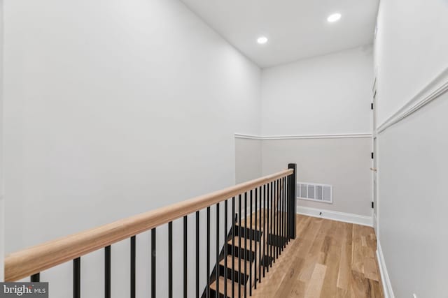 1310 E Passyunk Ave, Philadelphia, PA 19147 - hall with wood finished floors and recessed lighting