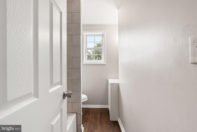 16 Richardson Ave, Linwood, PA 19061 - bathroom featuring wood finished floors and a bath