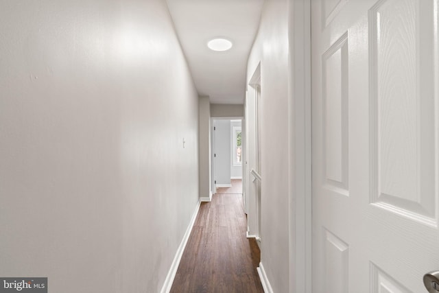 16 Richardson Ave, Linwood, PA 19061 - corridor featuring dark wood-style floors and baseboards