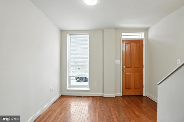 437 Pitman Pl, Baltimore, MD 21202 - foyer featuring hardwood / wood-style floors and healthy amount of natural light