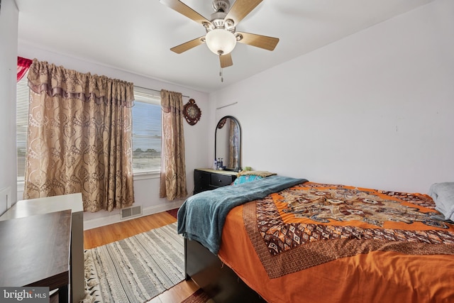 909 Walnut St, Lansdale, PA 19446 - bedroom featuring wood finished floors and ceiling fan