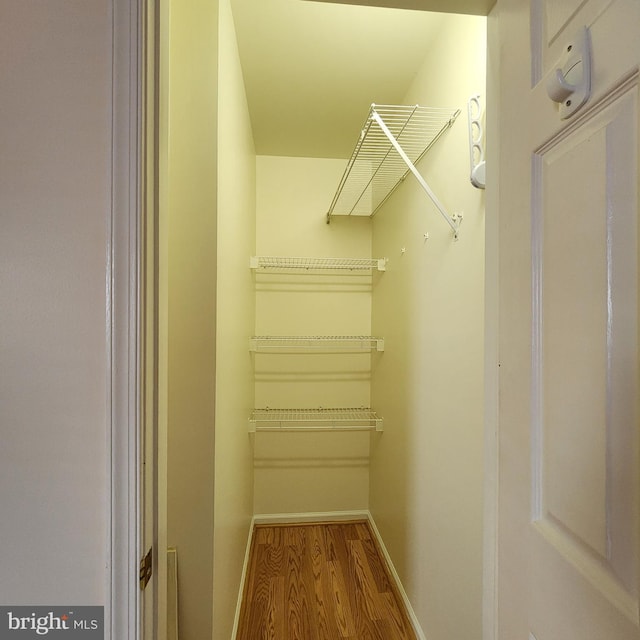 184 Steven Ln, Wilmington, DE 19808 - walk in closet featuring wood finished floors