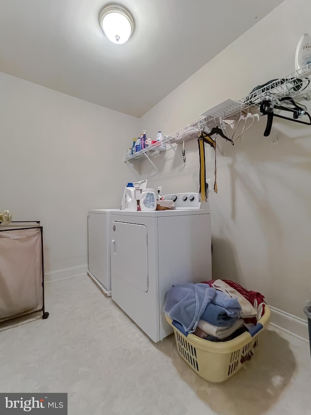 23273 Nicholson St, Hollywood, MD 20636 - laundry area featuring washer and clothes dryer