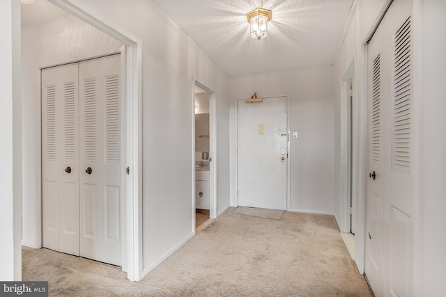3701 S George Mason Dr Unit 611N, Falls Church, VA 22041 - hall featuring carpet and baseboards
