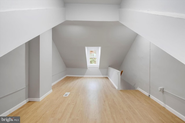749 Church St, Reading, PA 19601 - bonus room featuring wood finished floors and vaulted ceiling