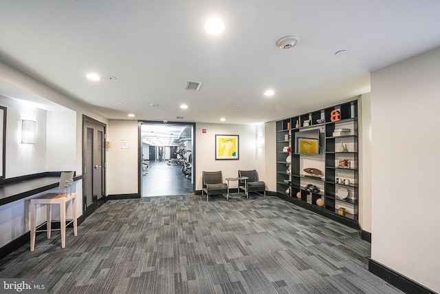 3401 38th St NW Unit 411, Washington, DC 20016 - community lobby with recessed lighting