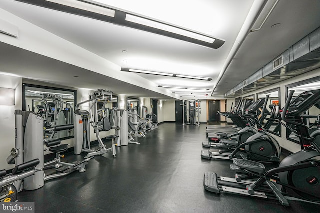 3401 38th St NW Unit 411, Washington, DC 20016 - view of workout area