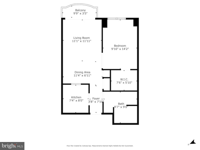 3401 38th St NW Unit 411, Washington, DC 20016 - view of floor plan / room layout
