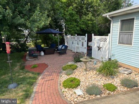 554 Locust St, Bristol, PA 19007 - view of yard featuring a patio area