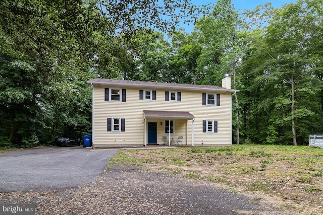 10560 S Faulkner Rd, Faulkner, MD 20632 - colonial home with a chimney