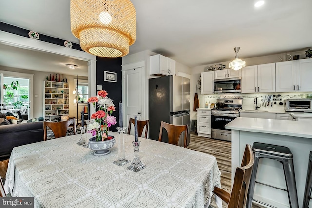 15 Willowbrook Ave, Lansdowne, PA 19050 - dining space featuring dark wood-style floors