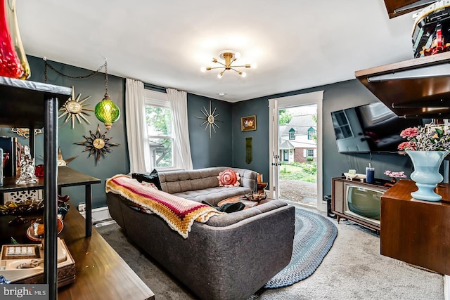 15 Willowbrook Ave, Lansdowne, PA 19050 - living area with a chandelier