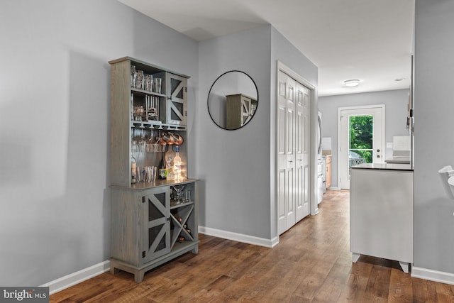 121 Westpoint Dr, Carlisle, PA 17013 - hallway with wood finished floors and baseboards