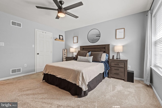 121 Westpoint Dr, Carlisle, PA 17013 - bedroom with carpet flooring, multiple windows, and a ceiling fan
