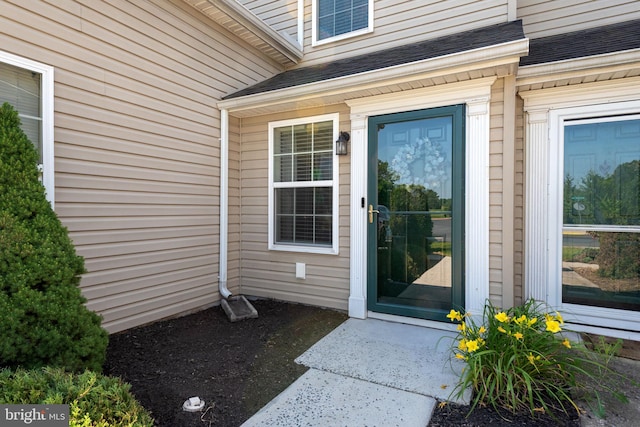 121 Westpoint Dr, Carlisle, PA 17013 - doorway to property featuring roof with shingles