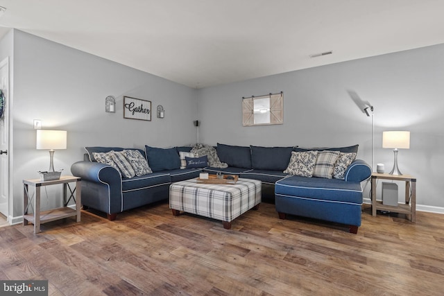 121 Westpoint Dr, Carlisle, PA 17013 - living area featuring wood finished floors and baseboards