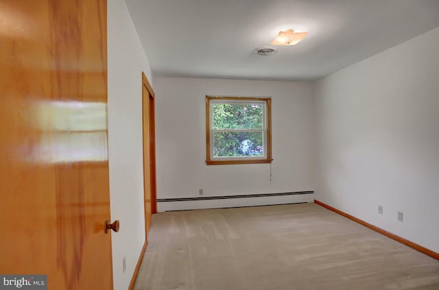 21024 Jefferson Blvd, Smithsburg, MD 21783 - empty room with baseboard heating and carpet floors
