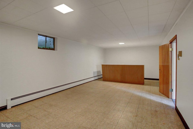 21024 Jefferson Blvd, Smithsburg, MD 21783 - basement with a baseboard heating unit