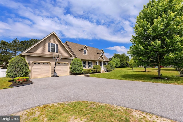 24750 Peterkins Rd, Georgetown, DE 19947 - view of front facade with asphalt driveway and a front lawn