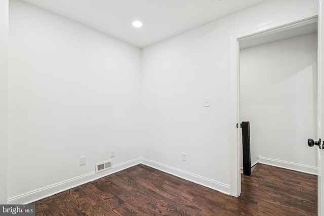 1935 S Hemberger St, Philadelphia, PA 19145 - spare room featuring dark wood-style flooring and recessed lighting