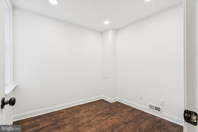 1935 S Hemberger St, Philadelphia, PA 19145 - empty room featuring recessed lighting and dark wood finished floors