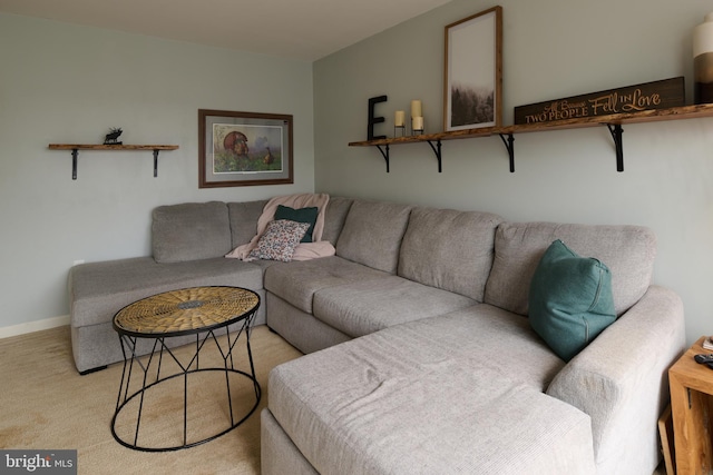165 Exeter Ln, Bellefonte, PA 16823 - living area featuring light carpet and baseboards