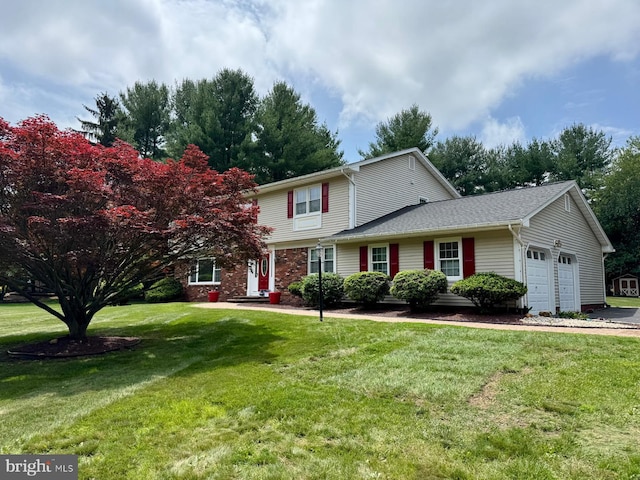 12 Stonelea Dr, Princeton Junction, NJ 08550 - traditional-style house featuring an attached garage and a front yard
