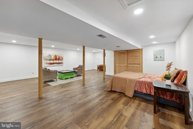 12 Stonelea Dr, Princeton Junction, NJ 08550 - bedroom featuring wood finished floors and recessed lighting