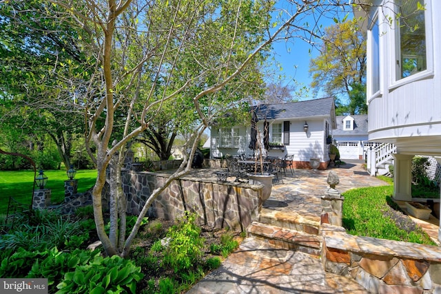 3634 Chain Bridge Rd, Fairfax, VA 22030 - back of house with a patio area