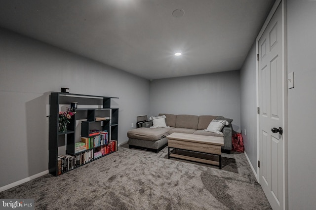2811 Green St, Claymont, DE 19703 - living area with carpet and baseboards