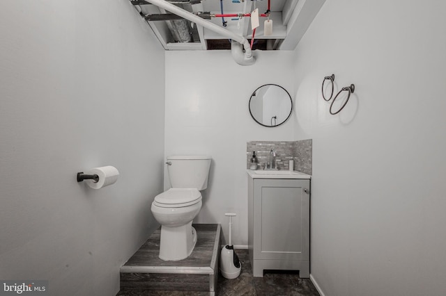 2811 Green St, Claymont, DE 19703 - half bathroom featuring toilet and vanity