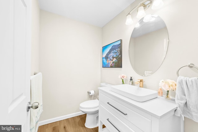 510 Sutherland Rd, Ewing, NJ 08618 - half bath with wood finished floors and vanity