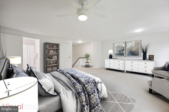 24 Whitechurch Ct, Germantown, MD 20874 - carpeted bedroom with ceiling fan