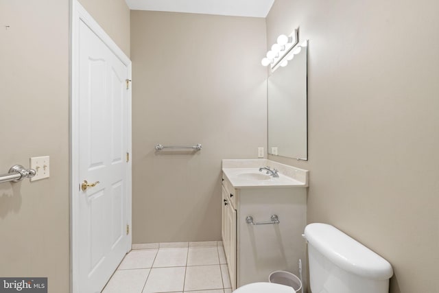 1324 W Chester Pike Unit 105, West Chester, PA 19382 - bathroom with vanity and tile patterned floors