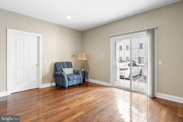 1324 W Chester Pike Unit 105, West Chester, PA 19382 - sitting room featuring wood finished floors and recessed lighting