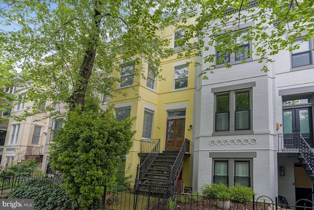505 Constitution Ave NE, Washington, DC 20002 - multi unit property featuring stairway, brick siding, and french doors