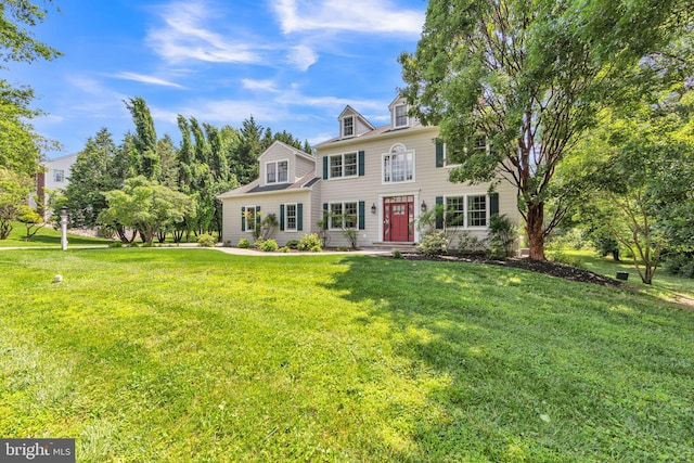 5 Yarmouth Ln, Downingtown, PA 19335 - colonial-style house with a front lawn