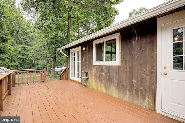 638 Los Alamos Ln, Lusby, MD 20657 - view of wooden deck