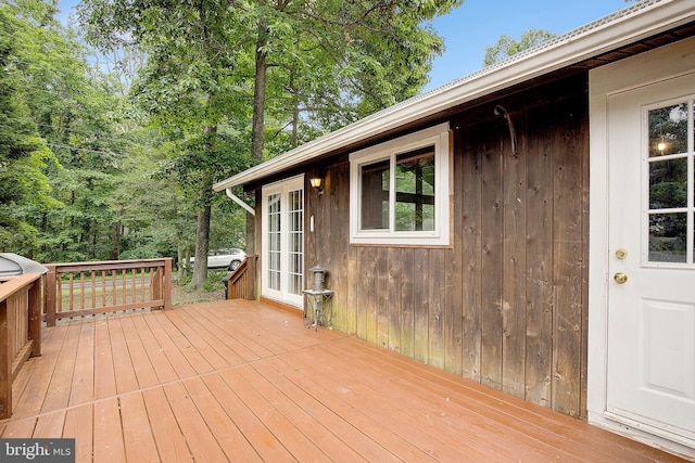 638 Los Alamos Ln, Lusby, MD 20657 - view of wooden terrace