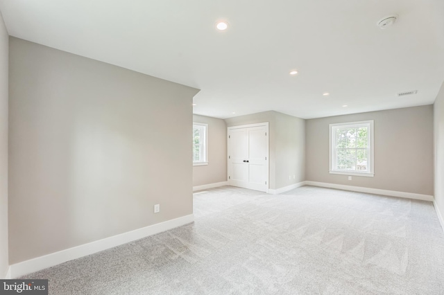 45 Orchard Ln, Berwyn, PA 19312 - unfurnished room with plenty of natural light, light carpet, recessed lighting, and a smoke detector