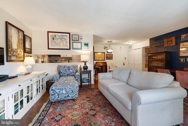 1610 The Fairway Unit 404-W, Jenkintown, PA 19046 - living area with wood finished floors