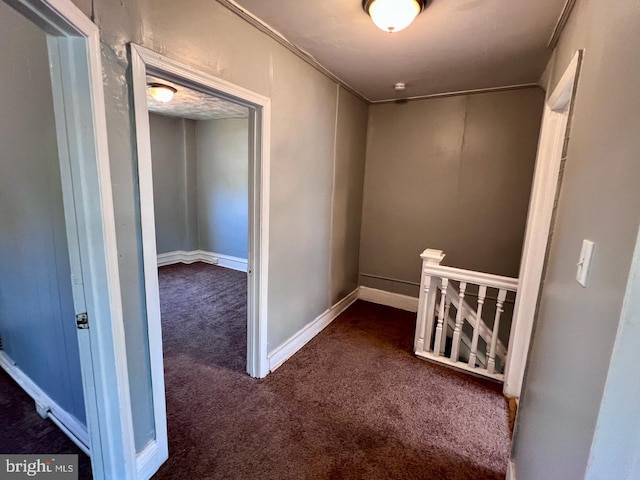 305 Delamore Pl, Wilmington, DE 19805 - corridor featuring carpet floors and an upstairs landing