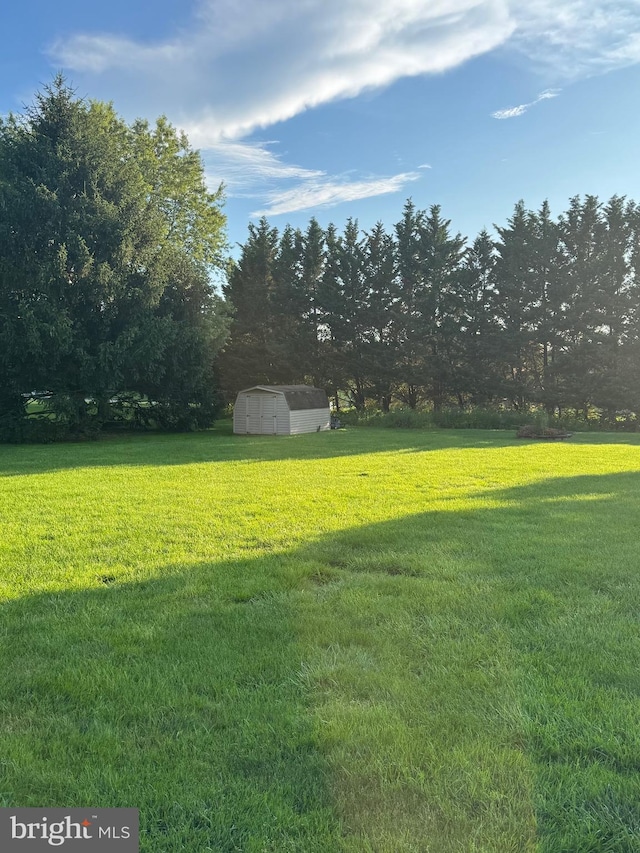 1872 Yingling Dr, Spring Grove, PA 17362 - view of grassy yard featuring a shed